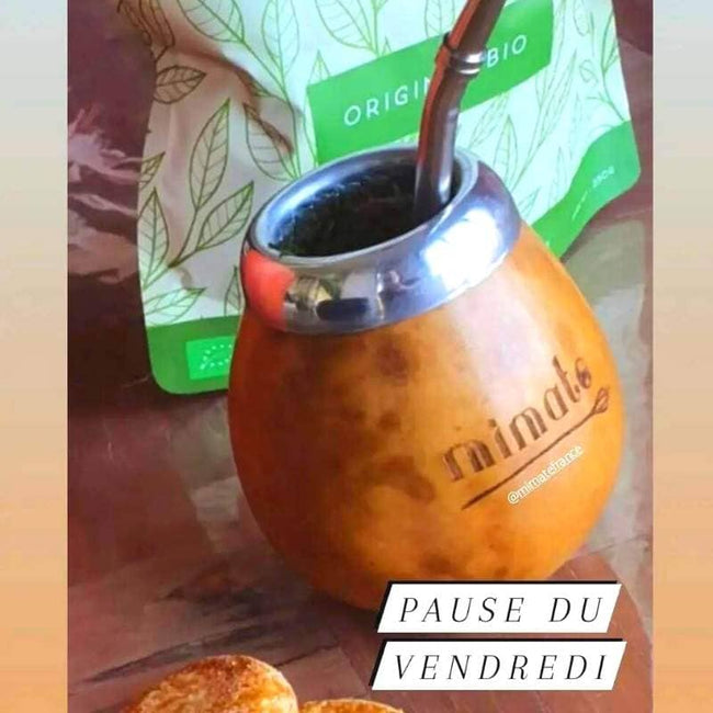 calebasse yerba maté traditionnelle en courge d'argentine