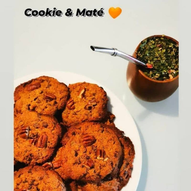 cookie avec une infusion de maté