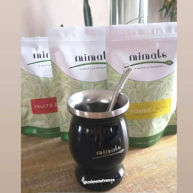 calebasse mate alu avec yerba mate