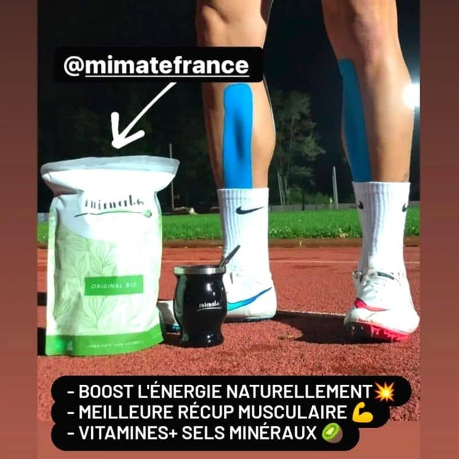 sportif qui boit du maté
