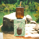 Load image into Gallery viewer, Calebasse maté inox bois - Mimaté