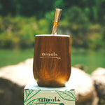 Load image into Gallery viewer, Calebasse maté inox bois - Mimaté