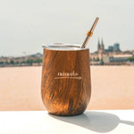 Load image into Gallery viewer, Calebasse maté inox bois - Mimaté