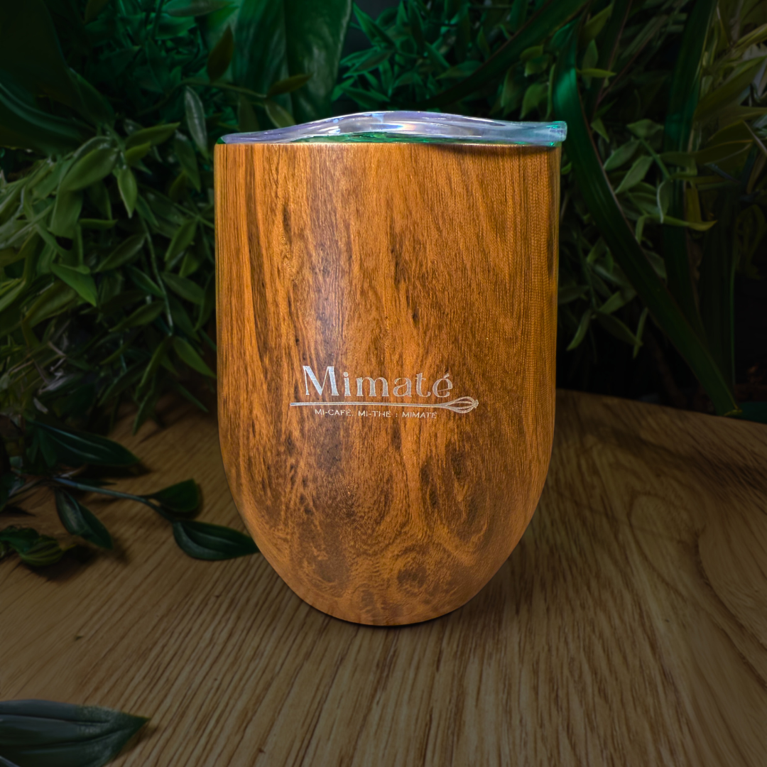 Calebasse maté inox bois