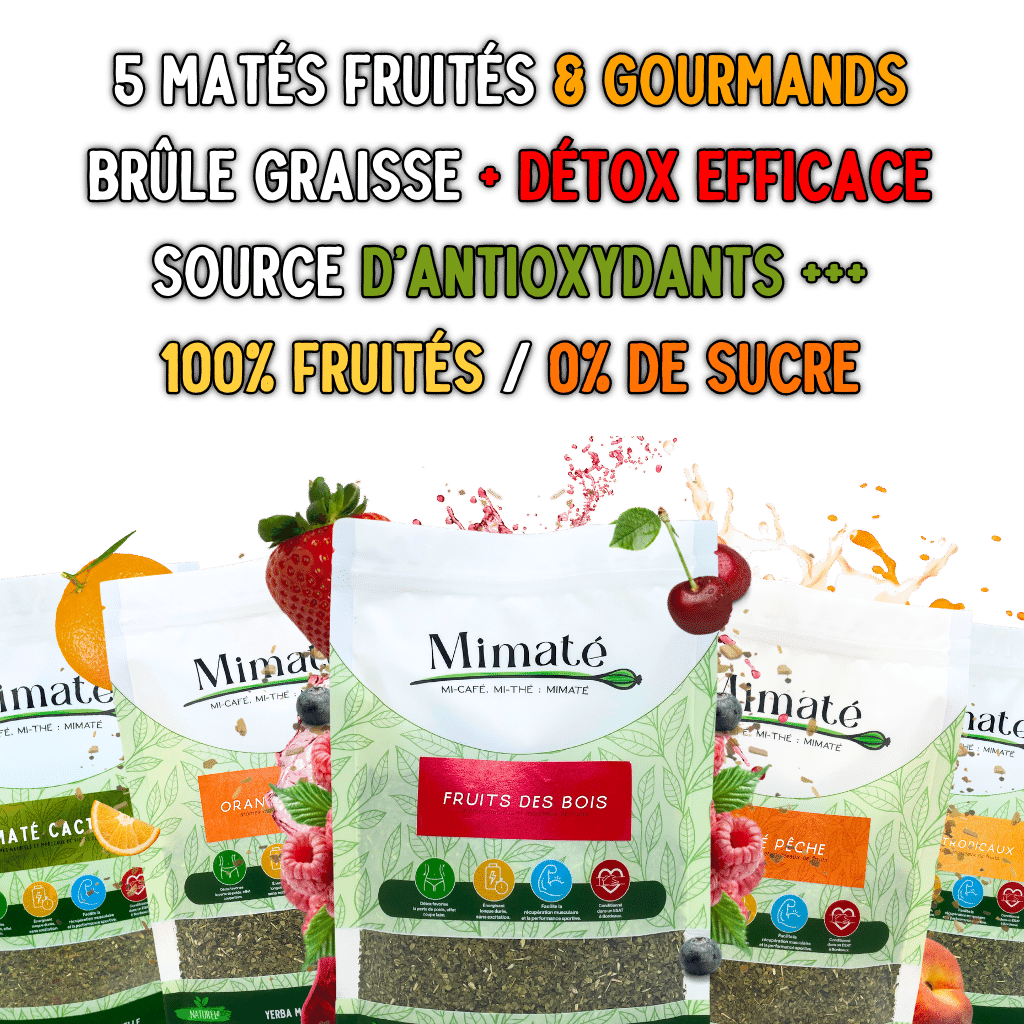 Lot ultime maté Fruité 🍊🍍🌵🍓🍑 - Mimaté