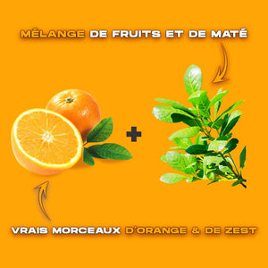 yerba maté aromatisé orange bio